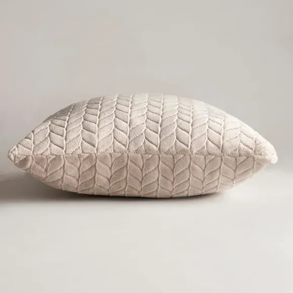 Cushion Cover with Zip Fastening - Grey