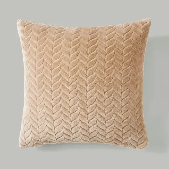 Cushion Cover with Zip Fastening - Natural