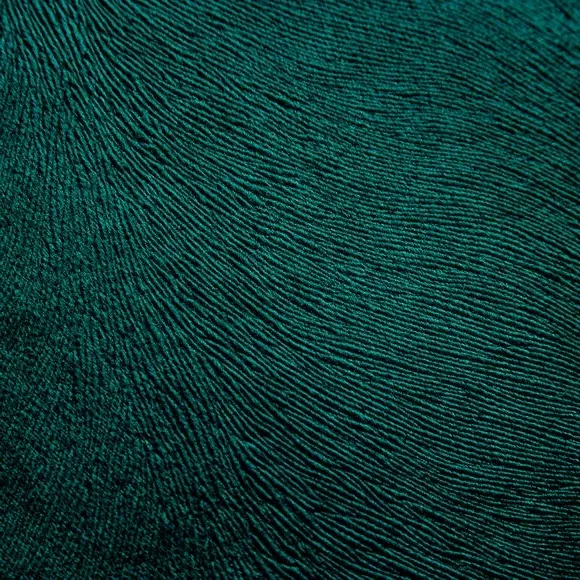 Cushion Cover with Zip - Green, Polyester