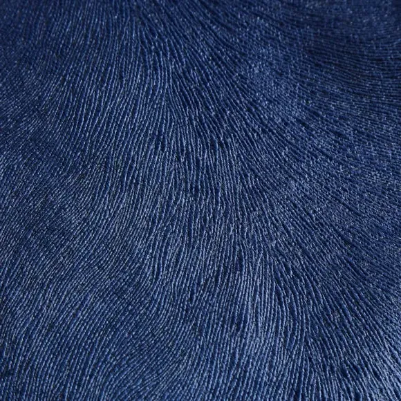 Cushion Cover with Zip - Navy, Polyester