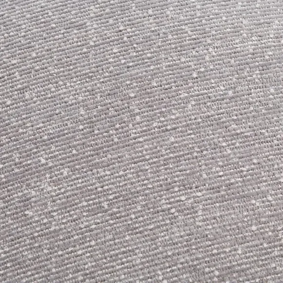 Cushion with Removable Cover - Grey, Boucle