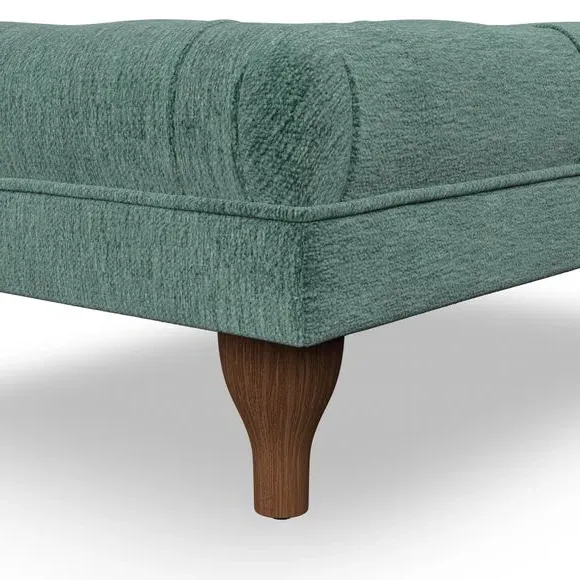 Cushioned Footstool - Pacific, Chenille