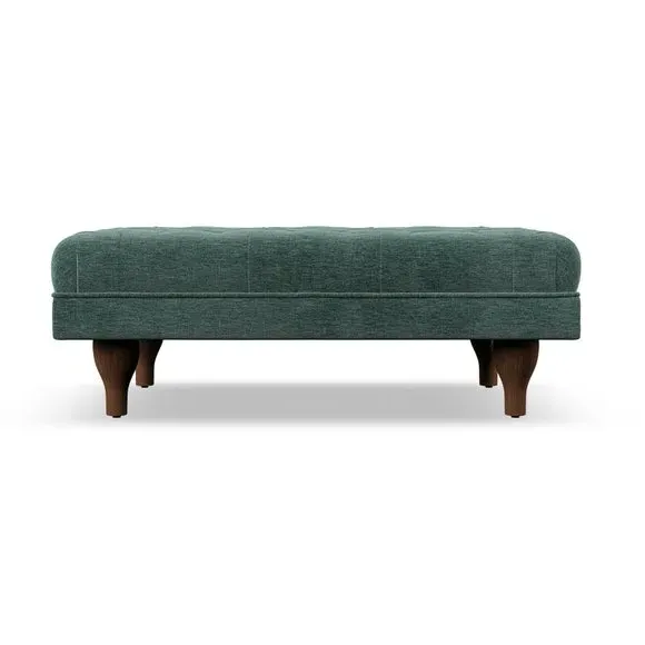 Cushioned Footstool - Pacific, Chenille