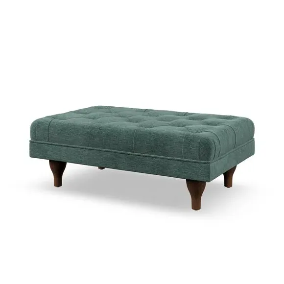 Cushioned Footstool - Pacific, Chenille