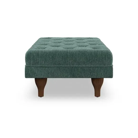 Cushioned Footstool - Pacific, Chenille