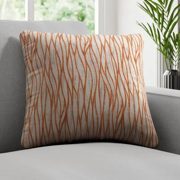 Custom Cushion Cover - Burnt