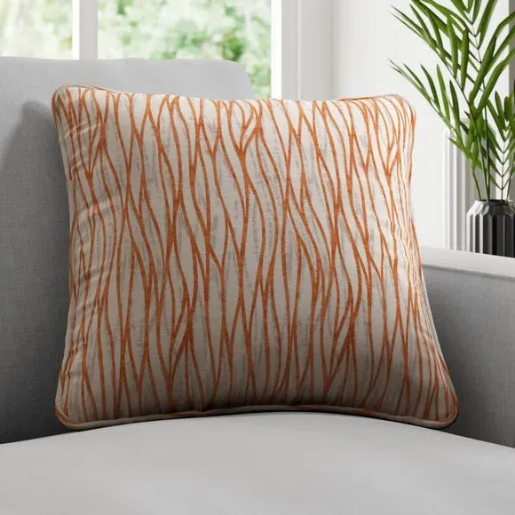 Custom Cushion Cover - Burnt