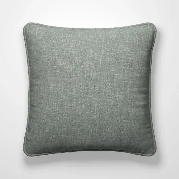 Custom Cushion Cover - Duck Egg, Hessian