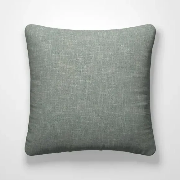 Custom Cushion Cover - Duck Egg, Hessian