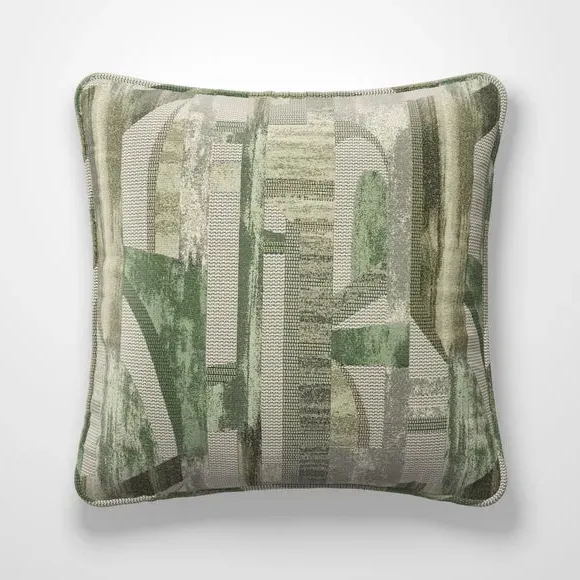 Custom Cushion Cover - Green, Jacquard