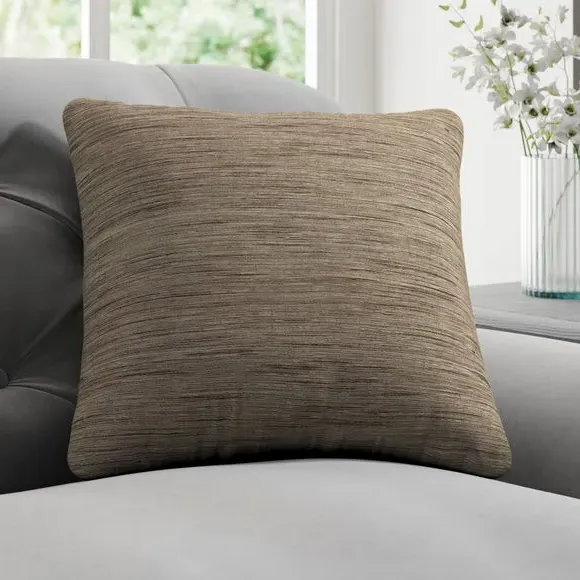 Custom Cushion Cover - Mushroom, Textured Fabric