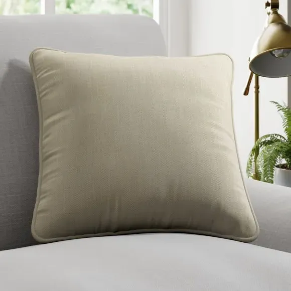 Custom Cushion Cover - Natural, Herringbone
