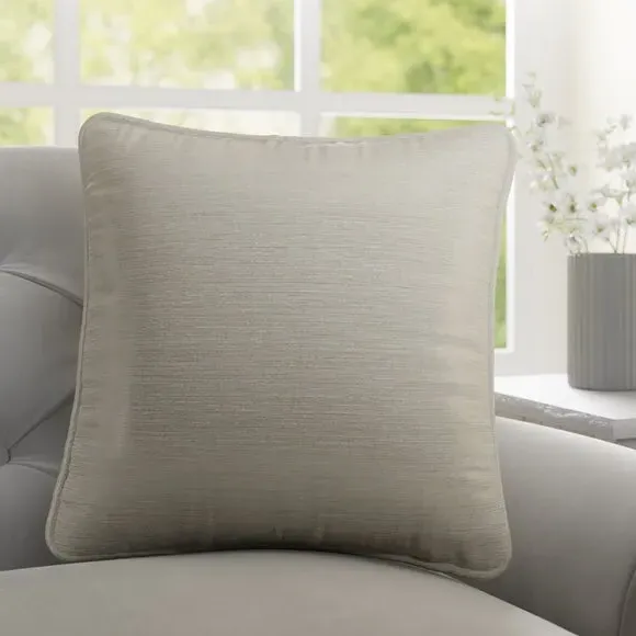 Custom Cushion Cover - Natural, Textured Fabric