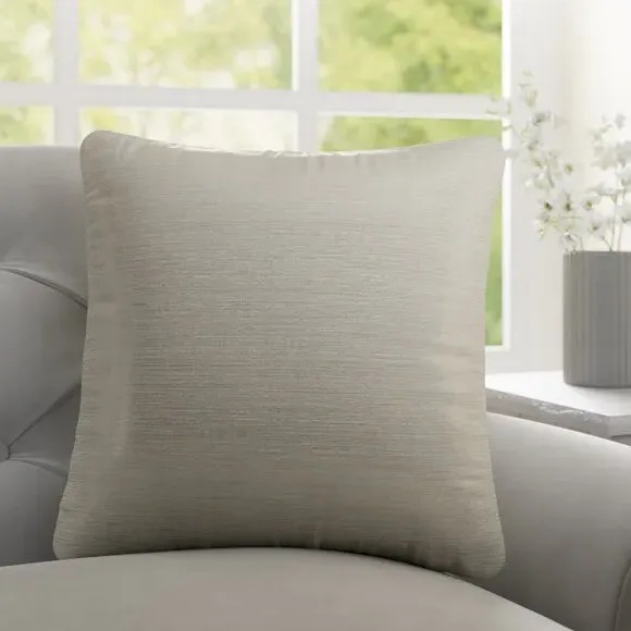 Custom Cushion Cover - Natural, Textured Fabric