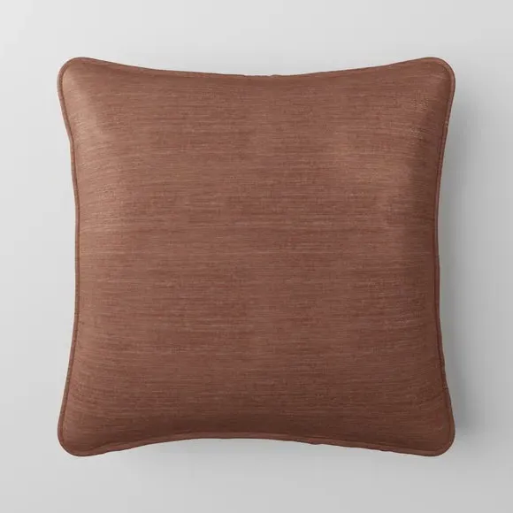Custom Cushion Cover - Spice, Textured Fabric