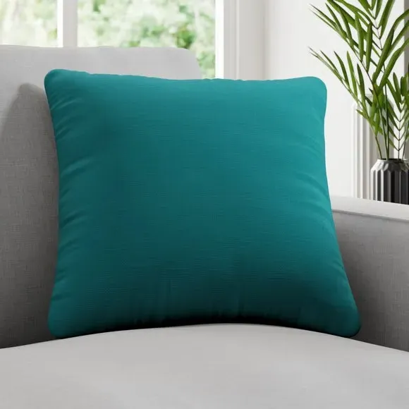 Custom Cushion Cover - Teal, Recycled Polyester