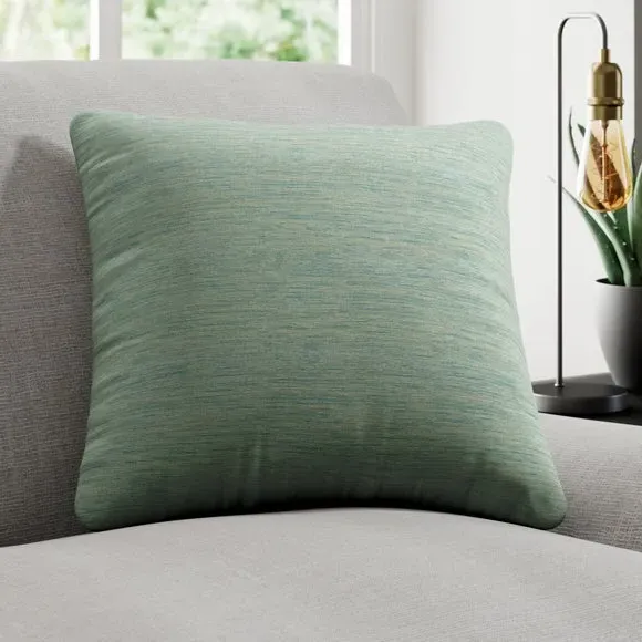 Custom Cushion Cover - Teal, Textured Fabric