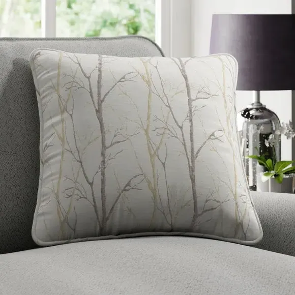 Custom Cushion Cover Tree Design - Silver