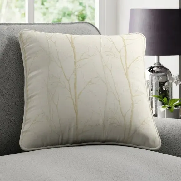Custom Cushion Cover Tree Design - Straw