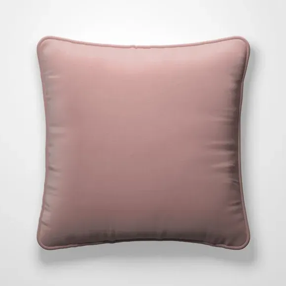 Custom Cushion Cover with Edge Options - Blush