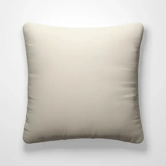 Custom Cushion Cover with Edge Options - Cream