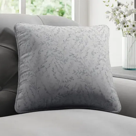 Custom Cushion Cover with Edge Options - Dove