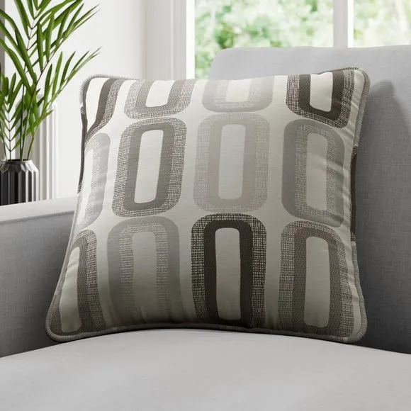 Custom Cushion Cover with Edge Options - Dove