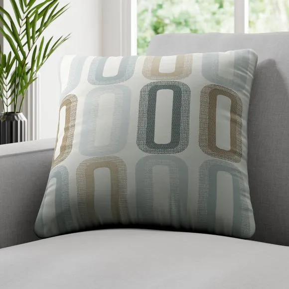 Custom Cushion Cover with Edge Options - Duck Egg