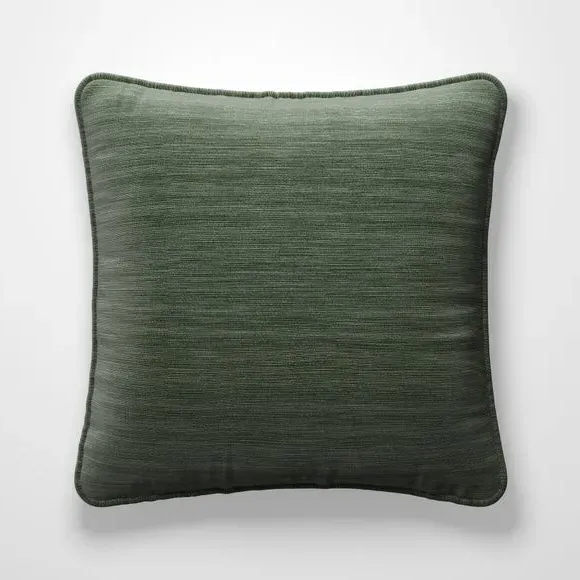 Custom Cushion Cover with Edge Options - Emerald
