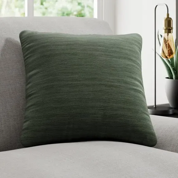 Custom Cushion Cover with Edge Options - Emerald
