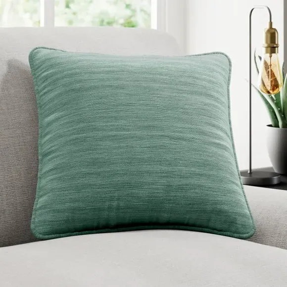 Custom Cushion Cover with Edge Options - Jade