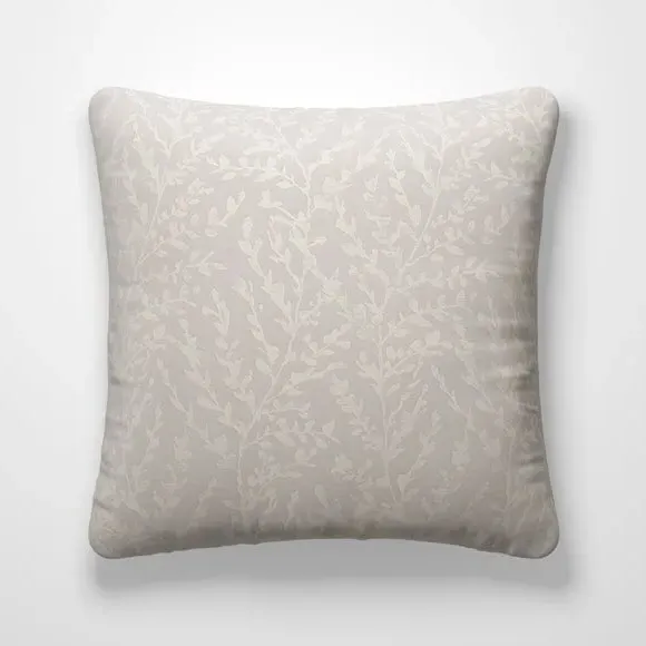 Custom Cushion Cover with Edge Options - Oyster