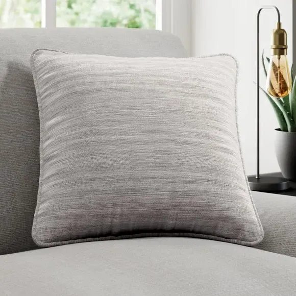 Custom Cushion Cover with Edge Options - Pearl