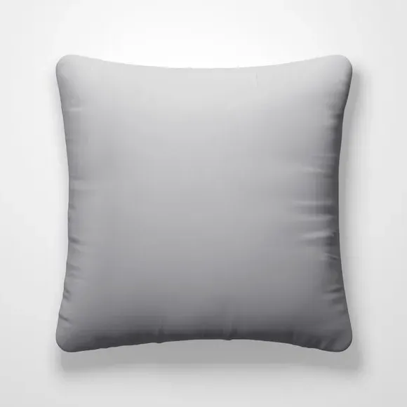 Custom Cushion Cover with Edge Options - Pewter
