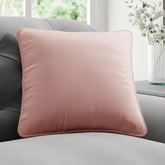 Custom Cushion Cover with Edge Options - Rose