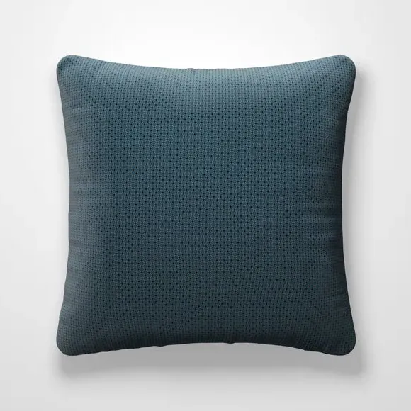Custom Cushion Cover with Piped Edge - Blue