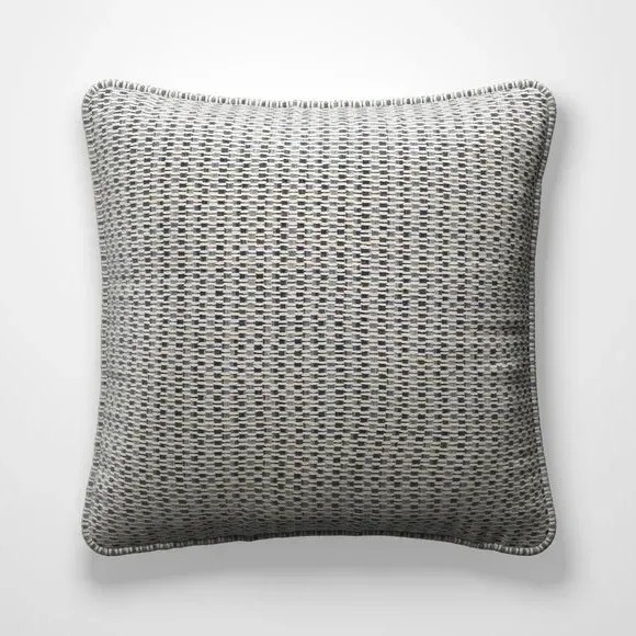Custom Cushion Cover with Piped Edge - Blue