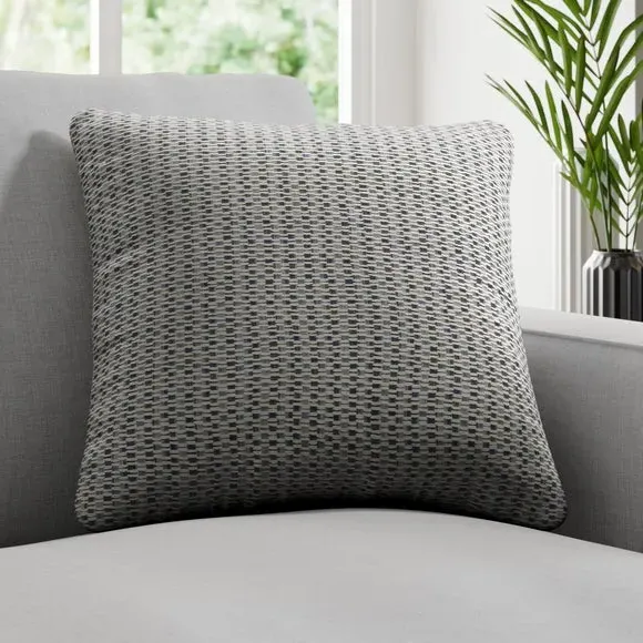 Custom Cushion Cover with Piped Edge - Blue image