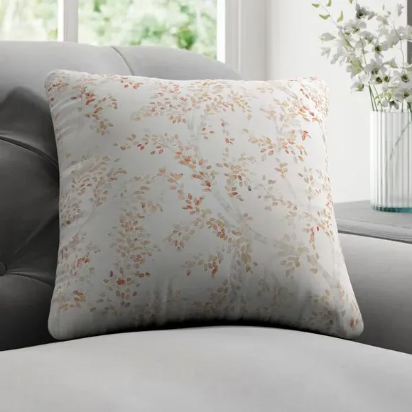 Custom Cushion Cover with Piped Edge - Coral image