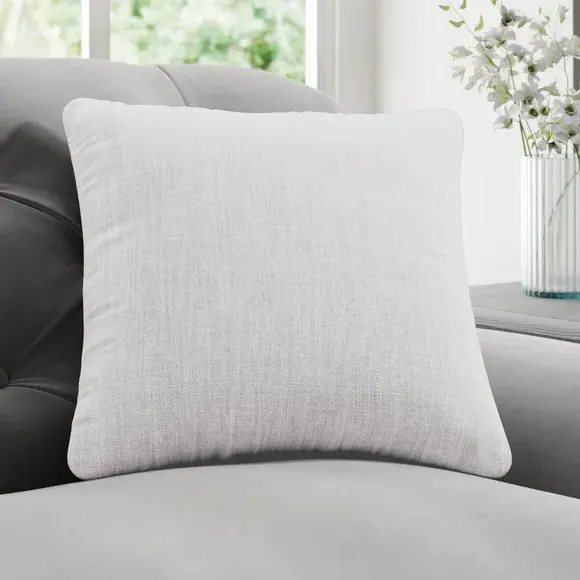 Custom Cushion Cover with Piped Edge - Cream