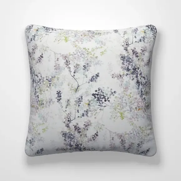 Custom Cushion Cover with Piped Edge - Damson
