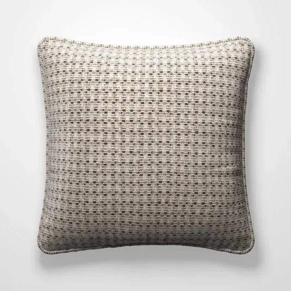 Custom Cushion Cover with Piped Edge - Dove
