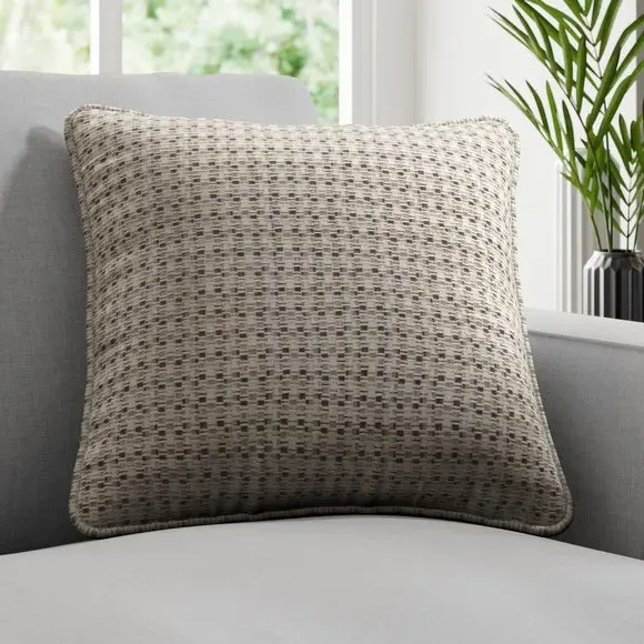 Custom Cushion Cover with Piped Edge - Dove