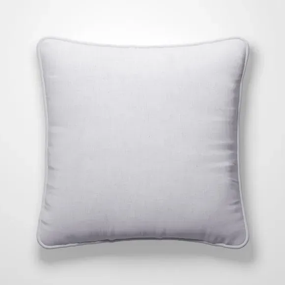 Custom Cushion Cover with Piped Edge - Dove