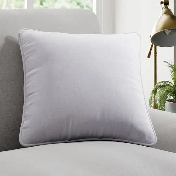 Custom Cushion Cover with Piped Edge - Dove