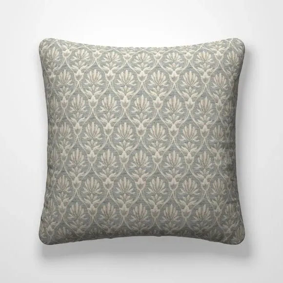 Custom Cushion Cover with Piped Edge - Duck Egg