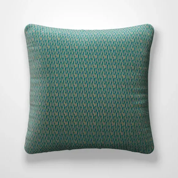 Custom Cushion Cover with Piped Edge - Emerald
