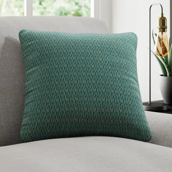 Custom Cushion Cover with Piped Edge - Emerald image
