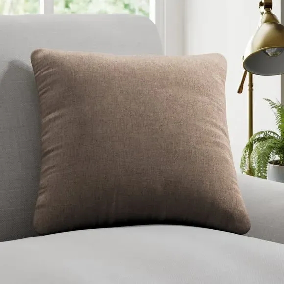 Custom Cushion Cover with Piped Edge - Fawn
