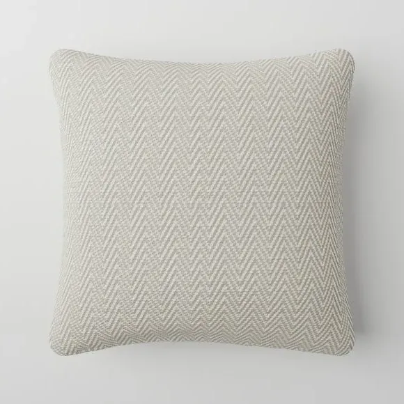 Custom Cushion Cover with Piped Edge - Glacier